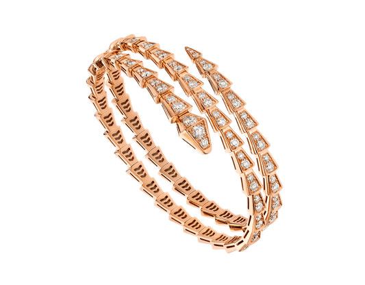 [BSNL Jewels]SERPENTI ARMBAND ROTGOLD DIAMANT ZWEIREIHIG