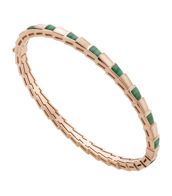 [BSNL Jewels]SERPENTI ARMBAND ROSGOLD MALACHIT 