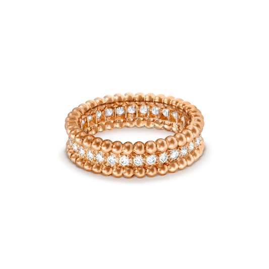 [BSNL Jewels] PERLEE DIAMANT ROSÉGOLDRING