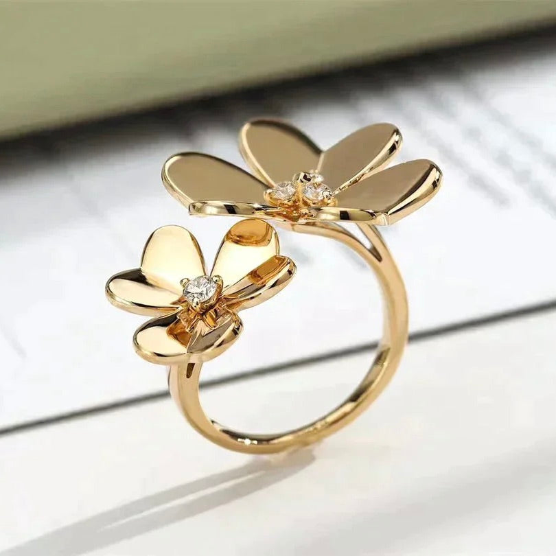 [BSNL Jewels]CLOVER COMOS GOLD DIAMANTRING