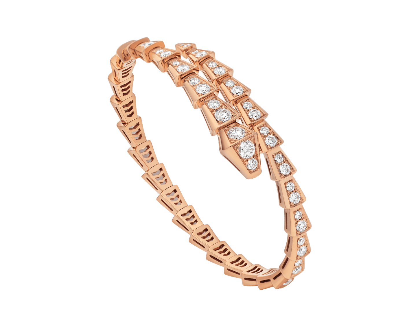 [BSNL Jewels]SERPENTI ARMBAND 6,8 MM ROSGOLD DIAMANT 