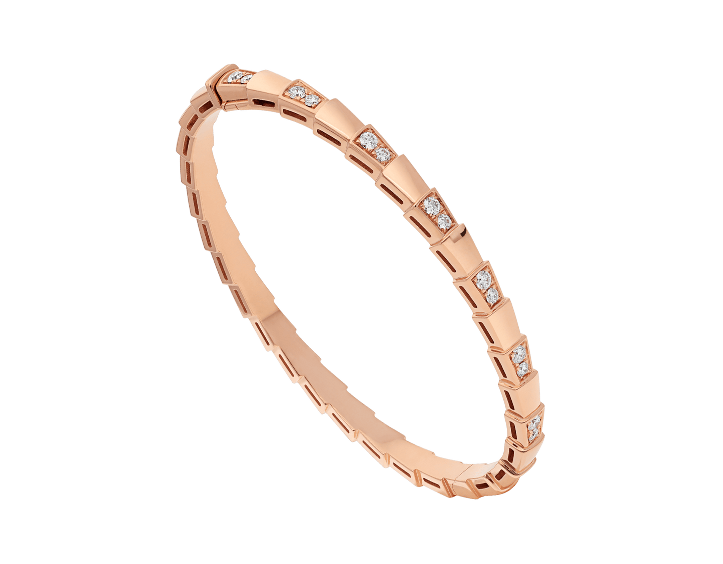 [Basjewels]SERPENTI BRACELET PINK GOLD DIAMOND