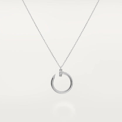 [Basjewels]JUSTE NECKLACE SILVER