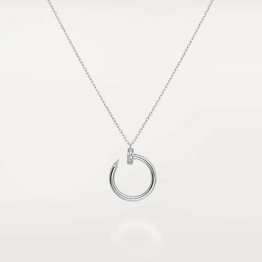 [Basjewels]JUSTE NECKLACE SILVER