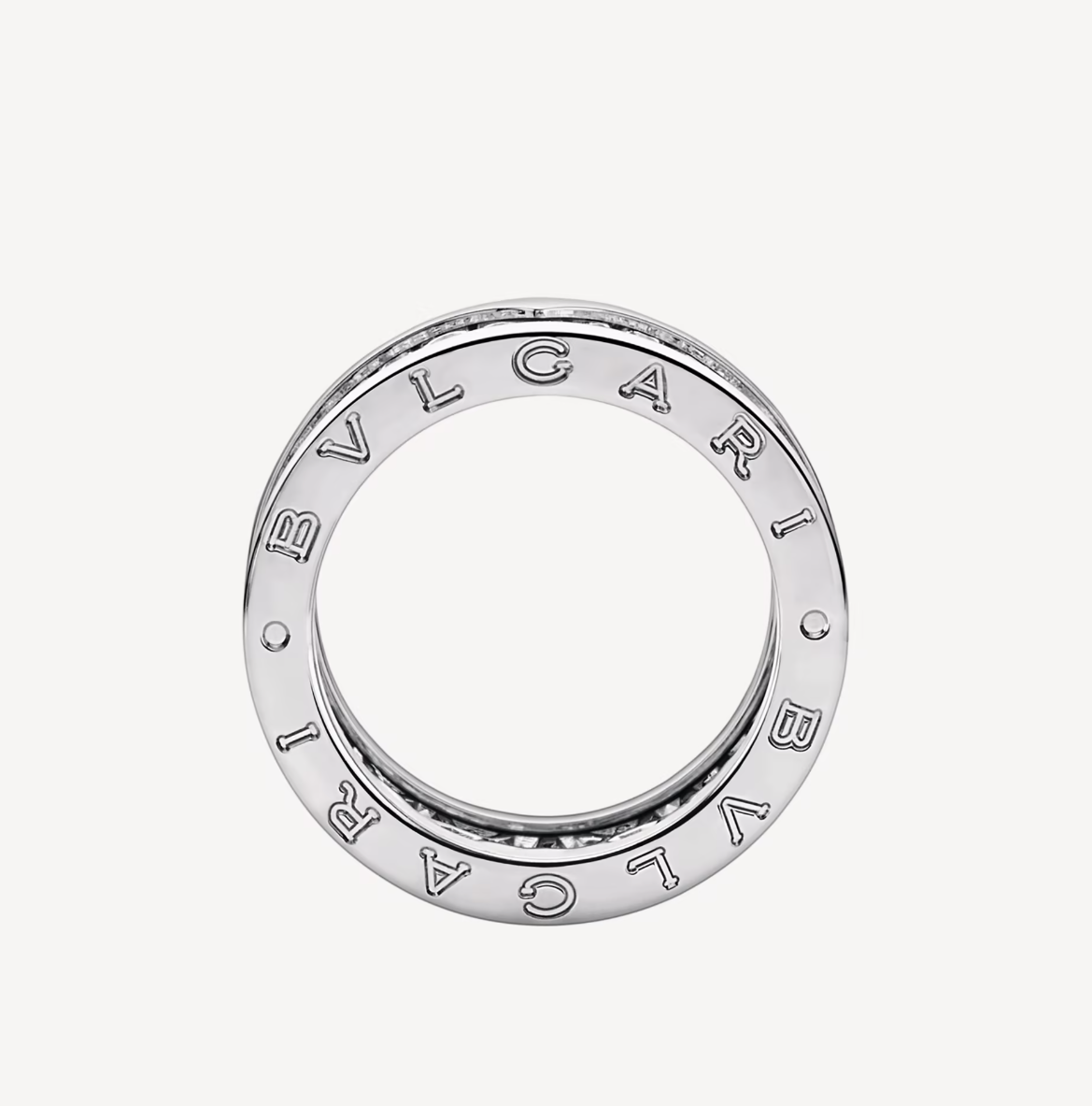 [BSNL Jewels]ZERO 1 MIT GEPAPSTETEN DIAMANTEN AUF DEM SPIRALRING