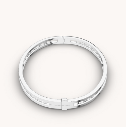 [BSNL Jewels] ZERO 1 SPIRAL LOGO SILBERARMBAND