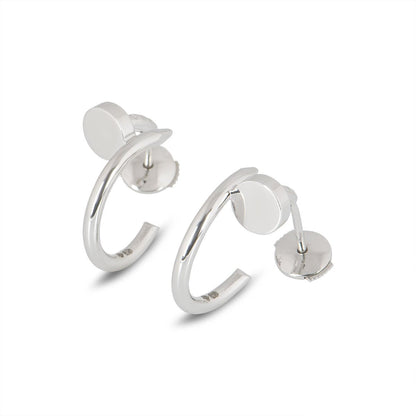 [Basjewels]JUSTE EARRINGS SILVER