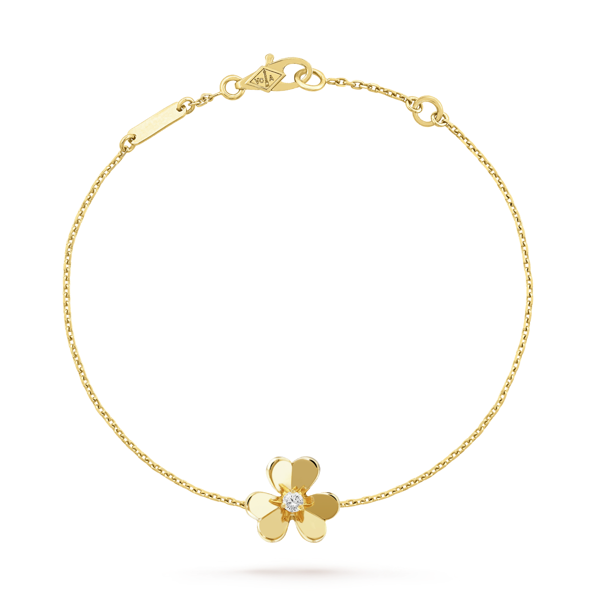 [BSNL Jewels]FRIVOLE GOLD BLUME ROSA MALACHIT ARMBAND