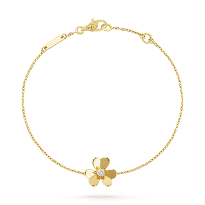 [BSNL Jewels]FRIVOLE GOLD BLUME ROSA MALACHIT ARMBAND