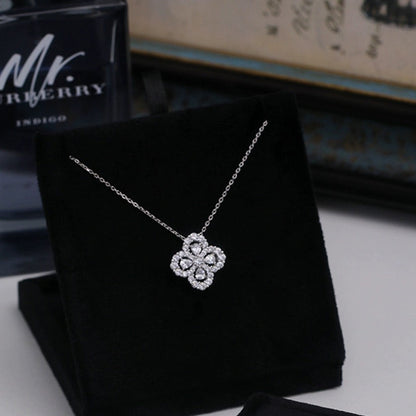 [Basjewels]LOOP NECKLACE FULL MOTIF DIAMOND COMBINATION