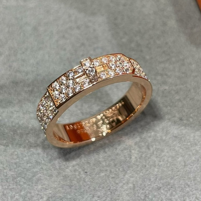 [BSNL Jewels]KELLY ROSGOLD DIAMANTRING