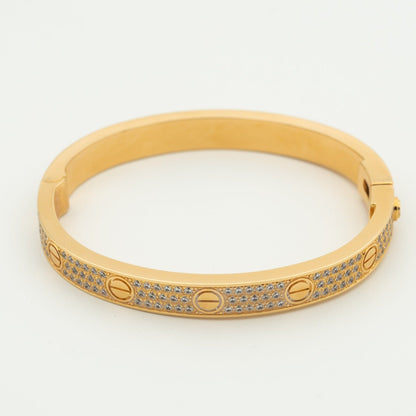 [Basjewels]LOVE BRACELET 6.1MM DIAMOND-PAVED