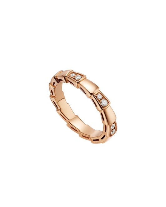 [BSNL Jewels]SERPENTI RING ROSA GOLD 3MM