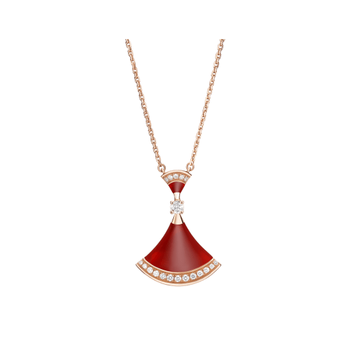 [BSNL Jewels] TRAUM HALSKETTE KARNEOL DIAMANT