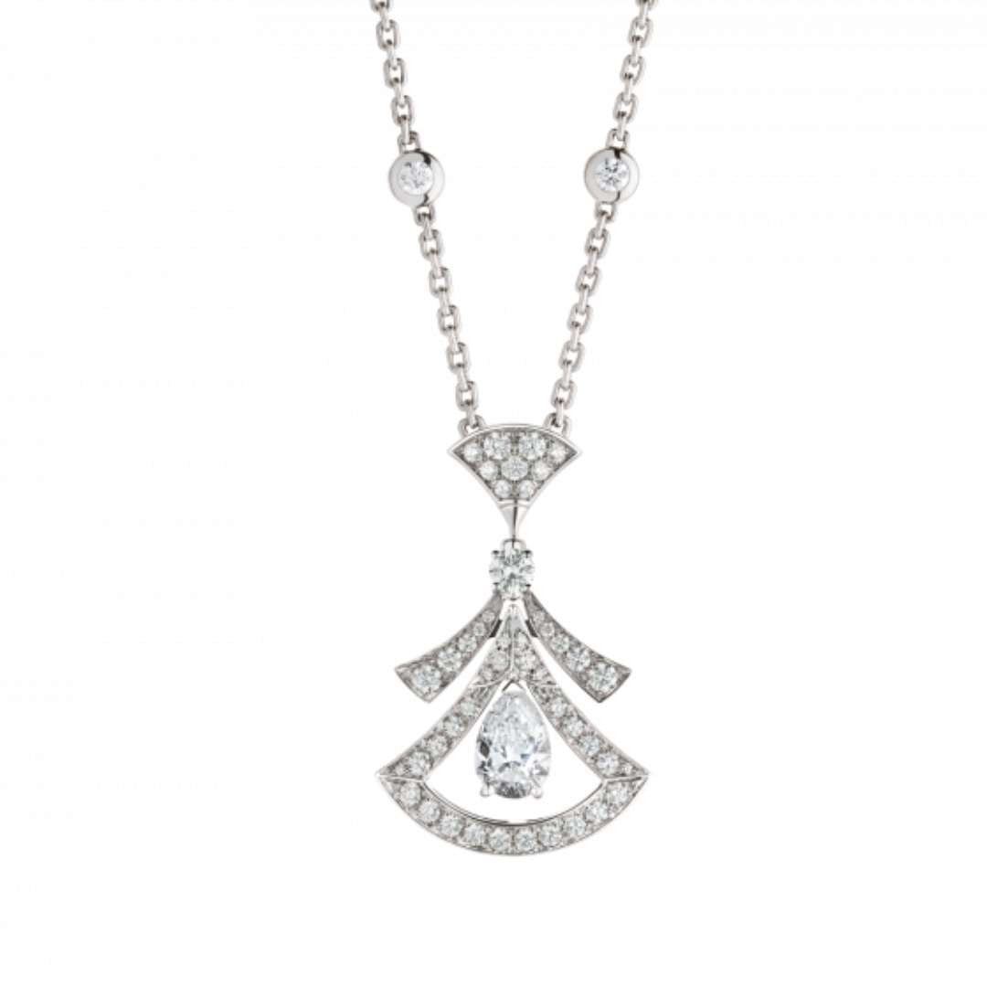 [BSNL Jewels] TRAUM HALSKETTE WEISSER DIAMANT SILBER