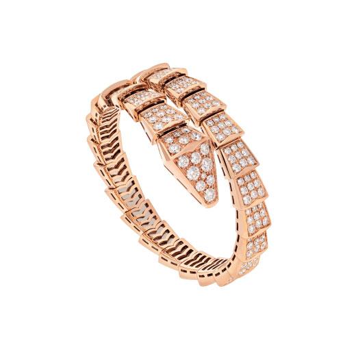 [BSNL Jewels]SERPENTI ARMBAND 8MM ROSGOLD DIAMANT