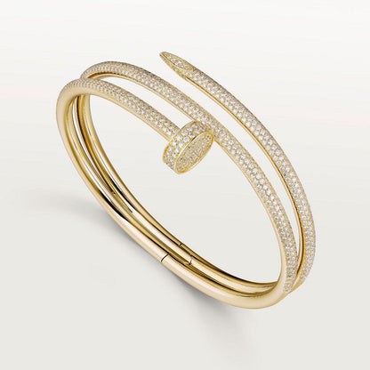 [Basjewels]JUSTE BRACELET 3.5MM DOUBLE ROWS DIAMOND