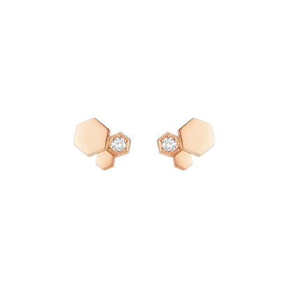 [BSNL Jewels] BEE LOVE ROSÉGOLD DIAMANT OHRRINGE