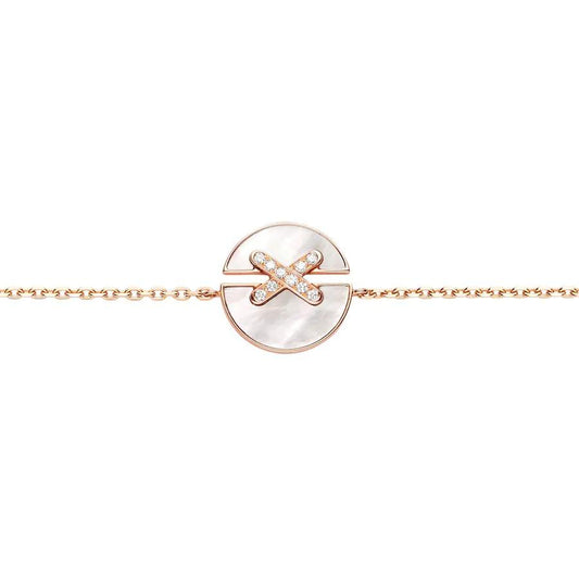 [BSNL Jewels]JEUX DE BRACELET MOP PINK GOLD DIAMANTEN