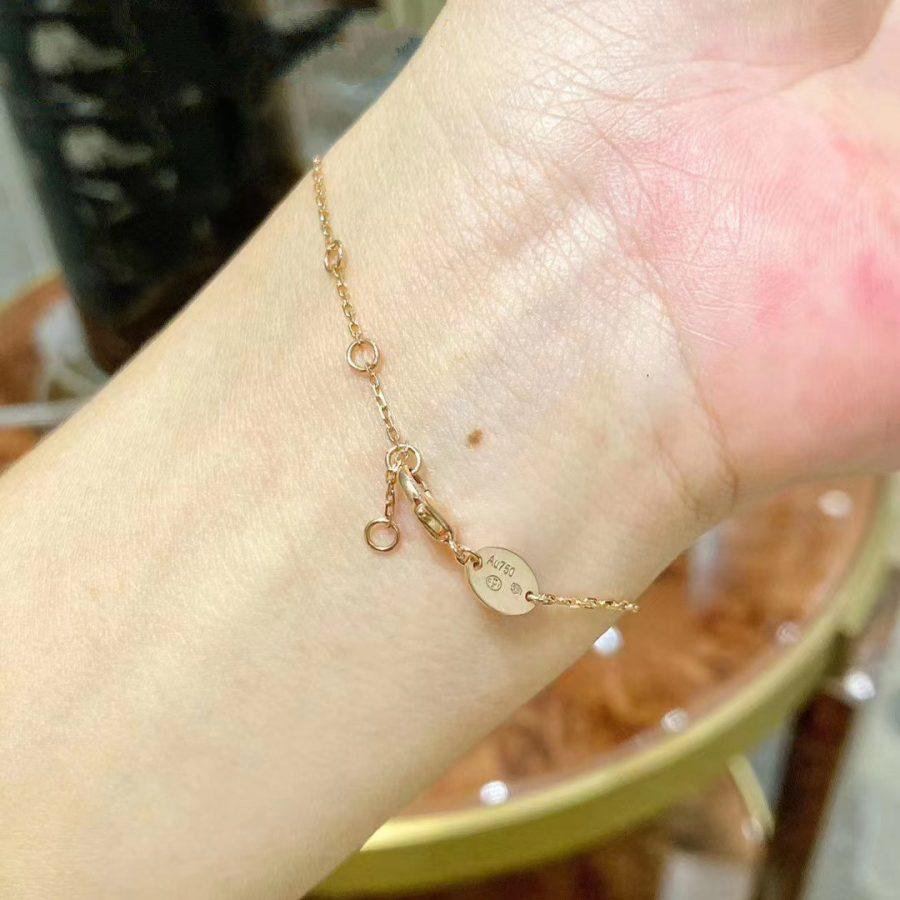 [BSNL Jewels]JEUX DE BRACELET MOP ピンクゴールド ダイヤモンド