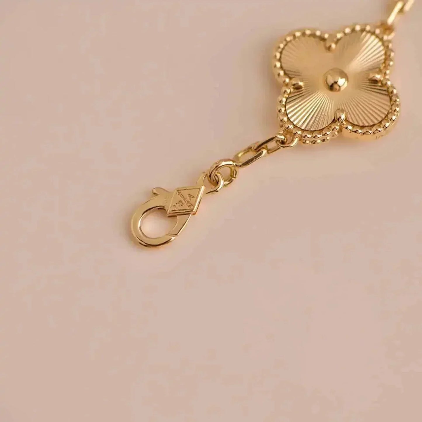 [Basjewels]CLOVER 5 FLOWERS LASER BRACELET