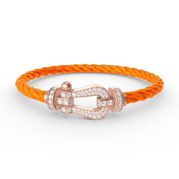 [BSNL Jewels]FORCE GROSSES HUFEISENARMBAND MIT DIAMANTEN AUS ROSÉGOLD