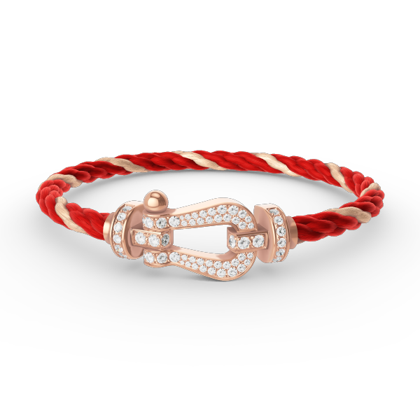 [BSNL Jewels]FORCE GROSSES HUFEISENARMBAND MIT DIAMANTEN AUS ROSÉGOLD