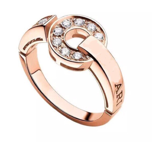 [BSNL Jewels] TRAUMRING DIAMANT ROSGOLD