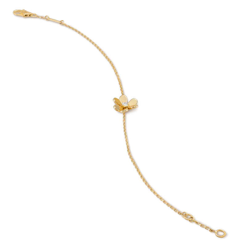 [BSNL Jewels]FRIVOLE GOLD BLUME ROSA MALACHIT ARMBAND