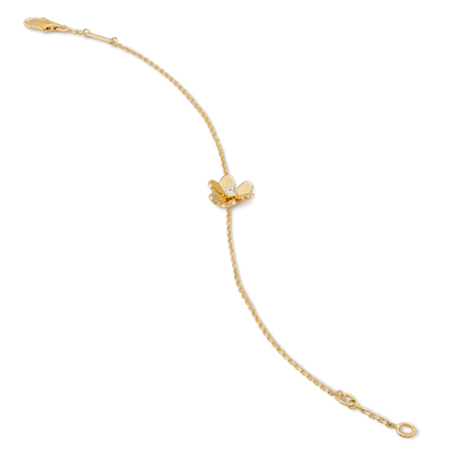 [BSNL Jewels]FRIVOLE GOLD BLUME ROSA MALACHIT ARMBAND