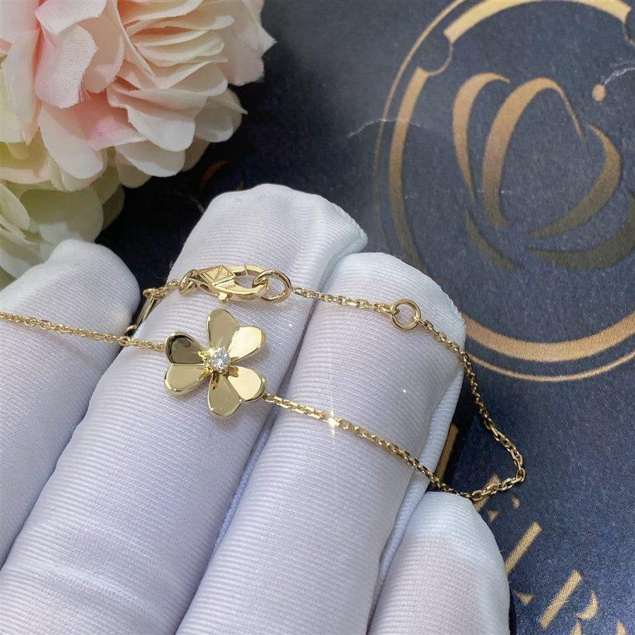 [Basjewels]FRIVOLE GOLD FLOWER BRACELET