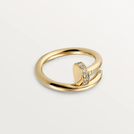 [Basjewels]JUSTE RING 2.65MM GOLD DIAMOND