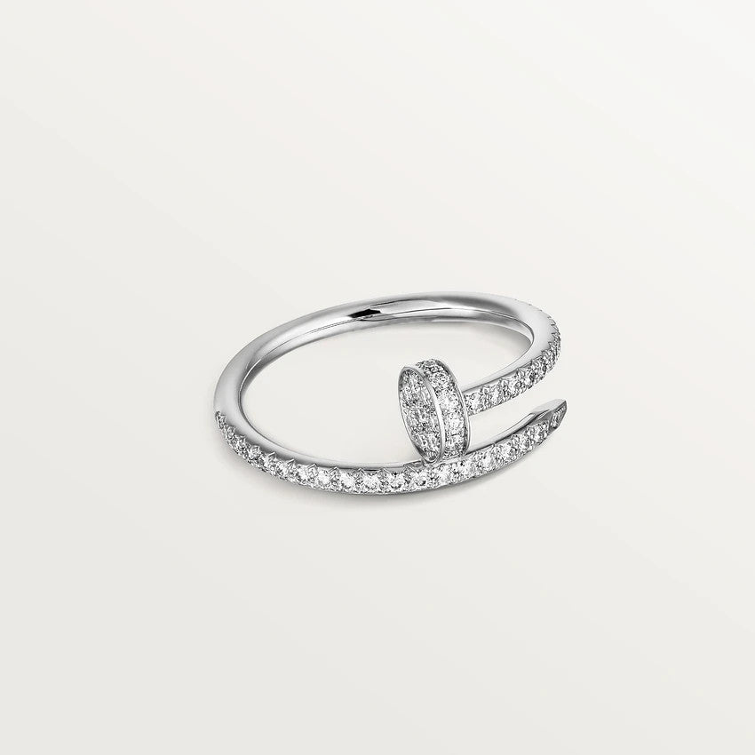 [Basjewels]JUSTE RING 1.8MM SILVER DIAMONDS