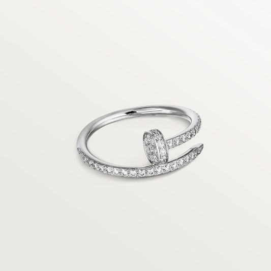 [Basjewels]JUSTE RING 1.8MM SILVER DIAMONDS